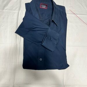 Untuckit Men's Navy Blue Shirt‎ SlimFit Size 2XL